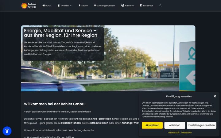 Screenshot of behler-gmbh.de