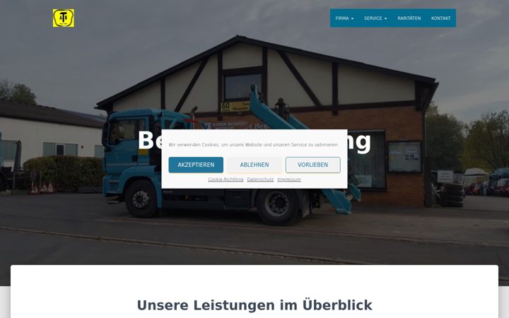 Екранна снимка на behnke-recycling.de