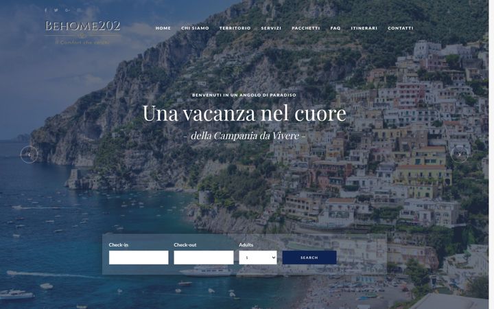 Screenshot of behome202.it