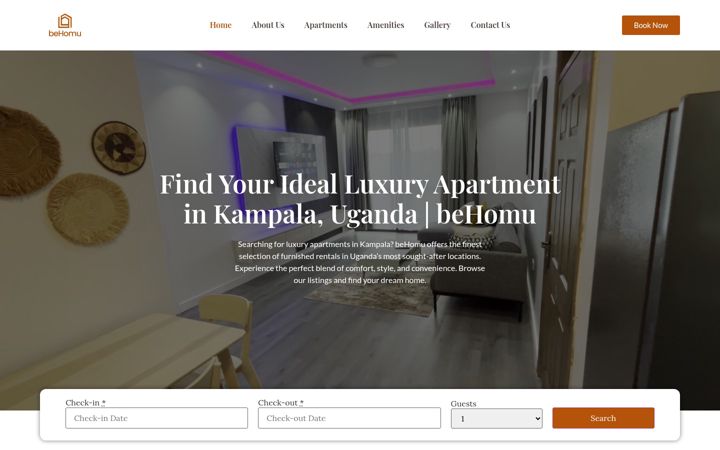Screenshot of behomu.com