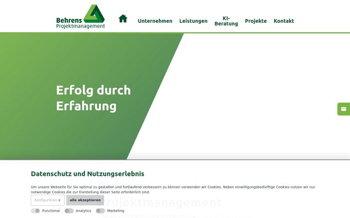 Screenshot of behrens-projektmanagement.de