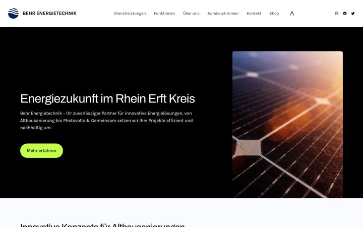 Screenshot του behrtec.de