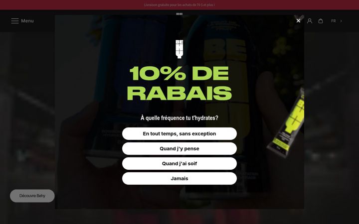 Screenshot of behy.ca
