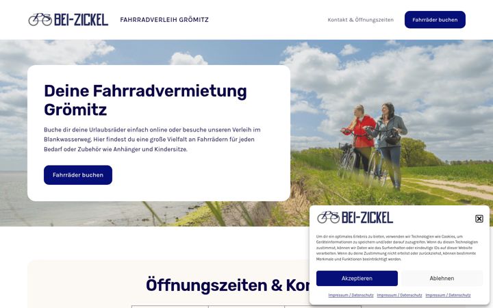 Screenshot of bei-zickel.de