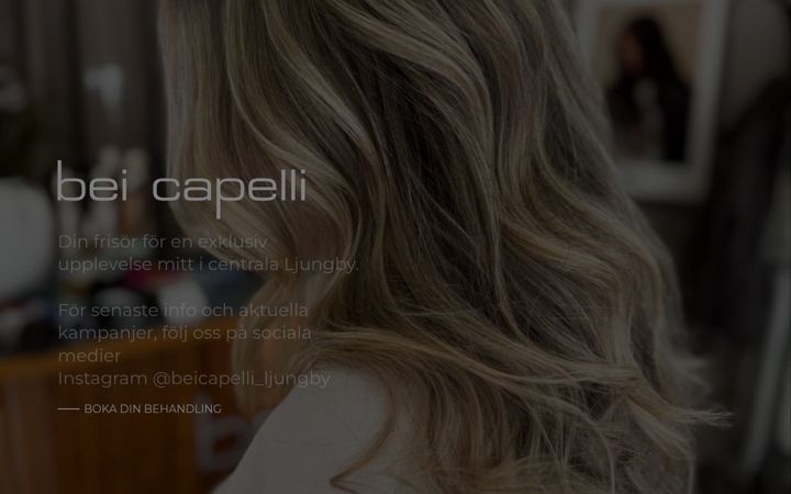 Screenshot of beicapelli.se