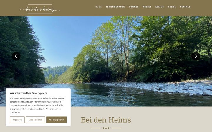 Screenshot of beidenheims.at
