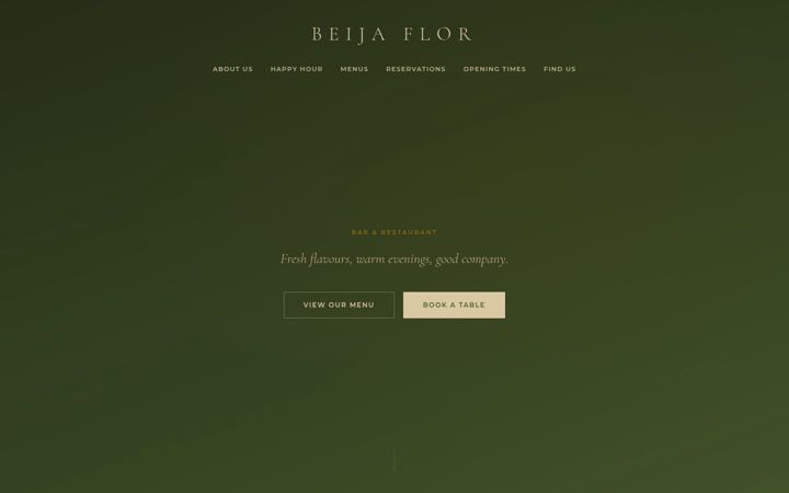 Screenshot of beijaflor.co.uk