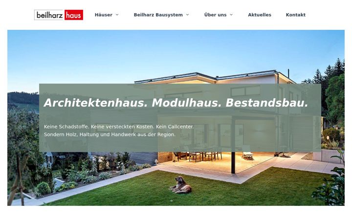 Screenshot ta' beilharz-haus.de