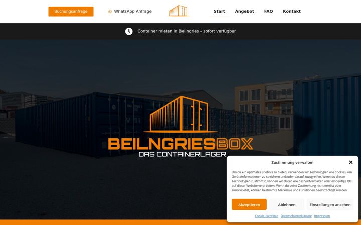 Captură de ecran a beilngries-box.de