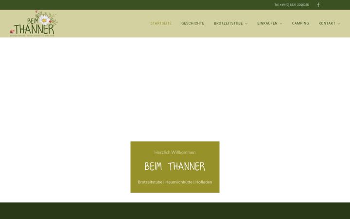 Screenshot of beim-thanner.de