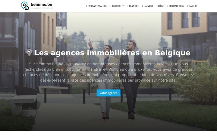 Screenshot of beimmo.be