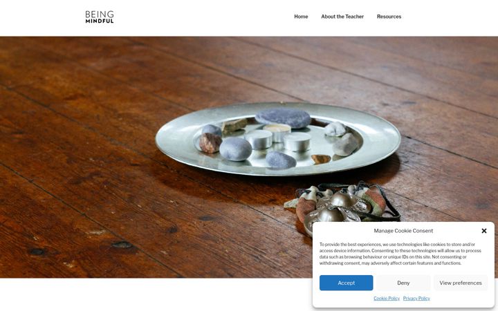 Screenshot of beingmindful.me