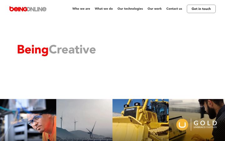 Screenshot of beingonline.co.uk