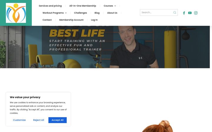 Screenshot of beingyourowncoach.com