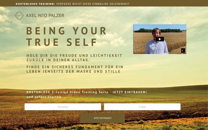 Screenshot of beingyourtrueself.de