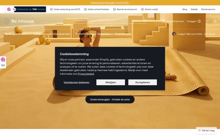 Screenshot of beinhouse.nl