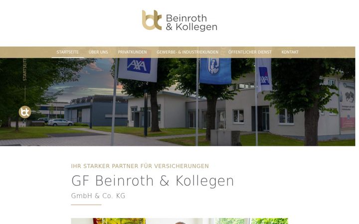Screenshot of beinroth.de