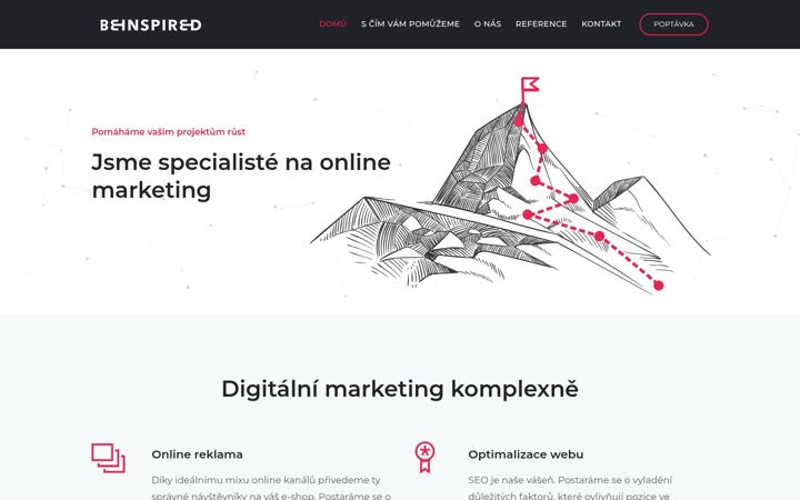 Screenshot of beinspired.cz