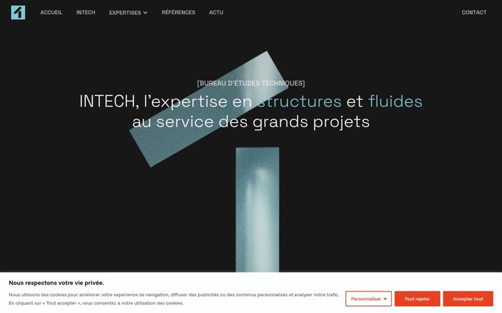Екранна снимка на beintech.fr