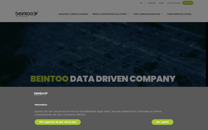 Screenshot of beintoo.com