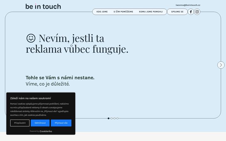 Screenshot ta' beintouch.cz