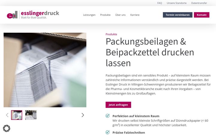 Screenshot of beipackdruckerei.de