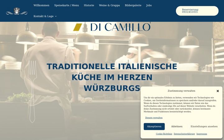 Screenshot of beipeppino.de