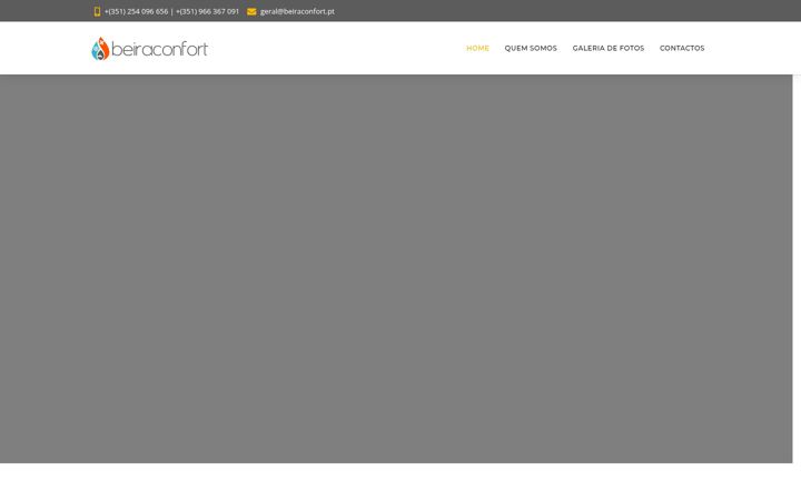 Screenshot του beiraconfort.pt