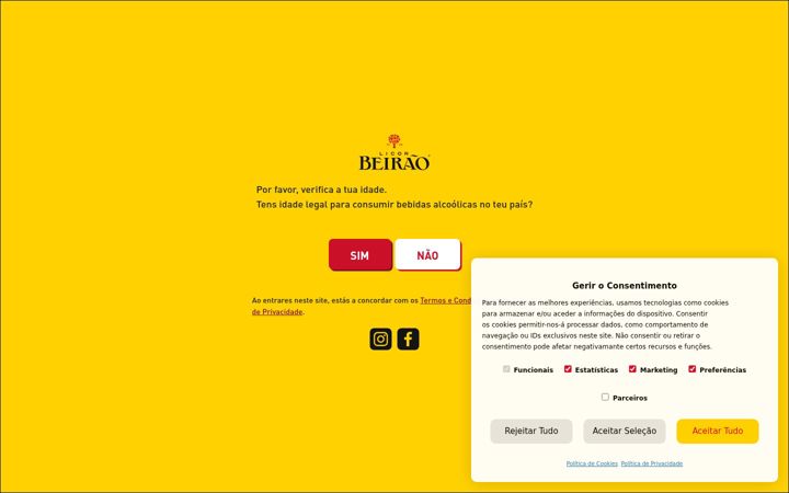 Screenshot of beiraodesorte.com