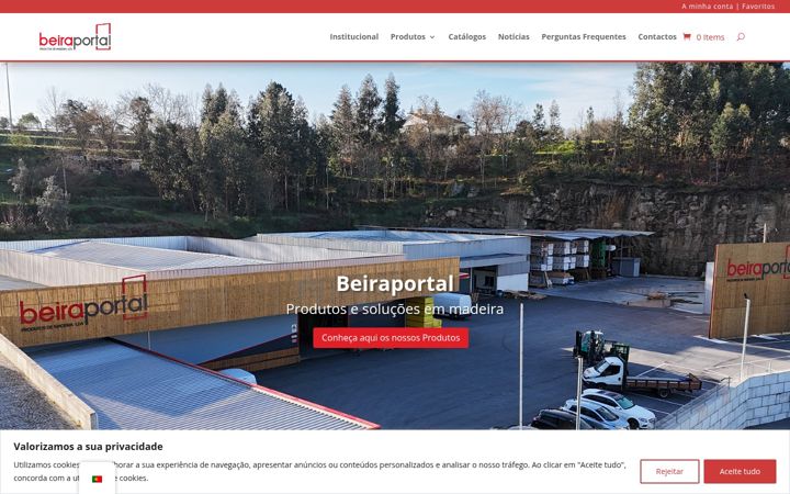 Screenshot of beiraportal.pt
