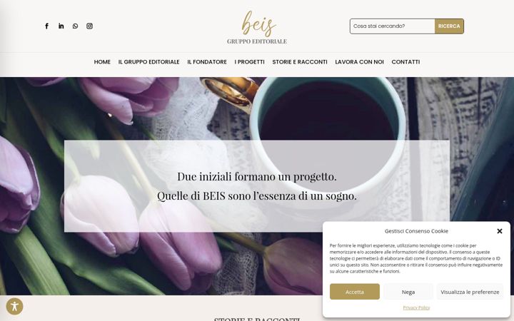 Screenshot of beisgruppoeditoriale.it