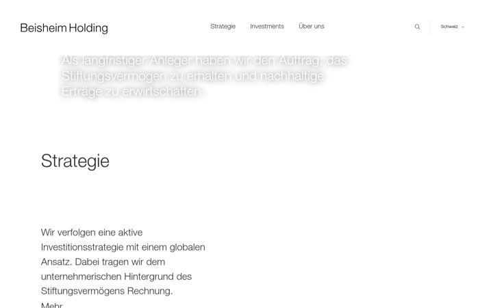 Screenshot of beisheim.ch