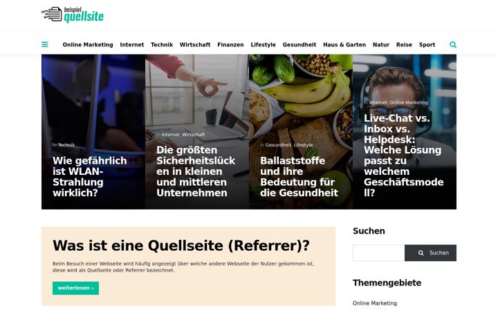 Screenshot of beispielquellsite.de