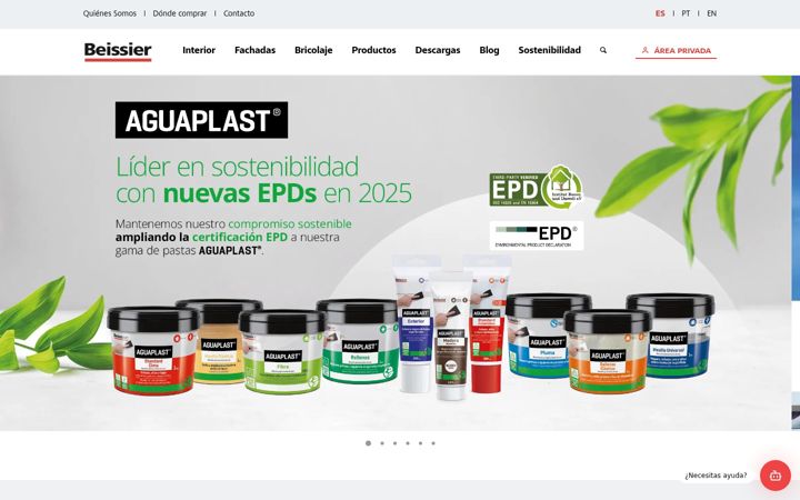 Screenshot of beissier.es