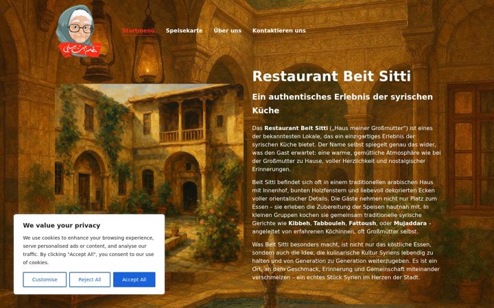 Screenshot of beit-sitti.de