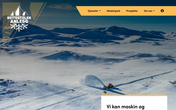 Screenshot of beitostolenanlegg.no