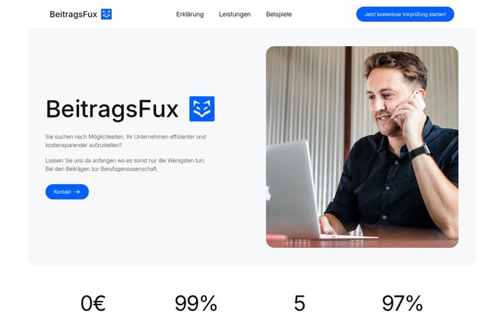 Screenshot of beitragsfux.de