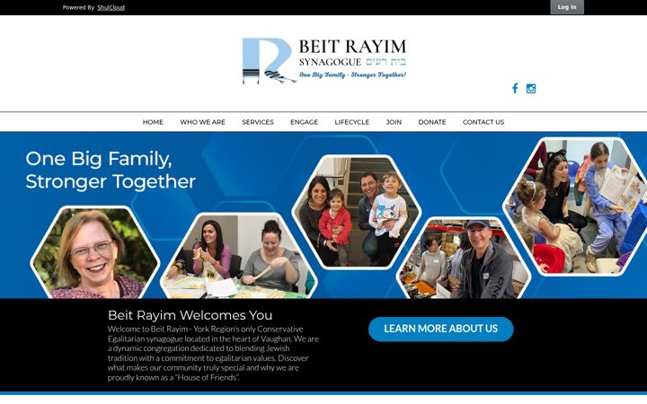 Screenshot of beitrayim.org