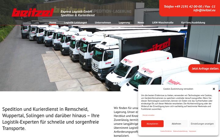 Screenshot of beitzel.eu