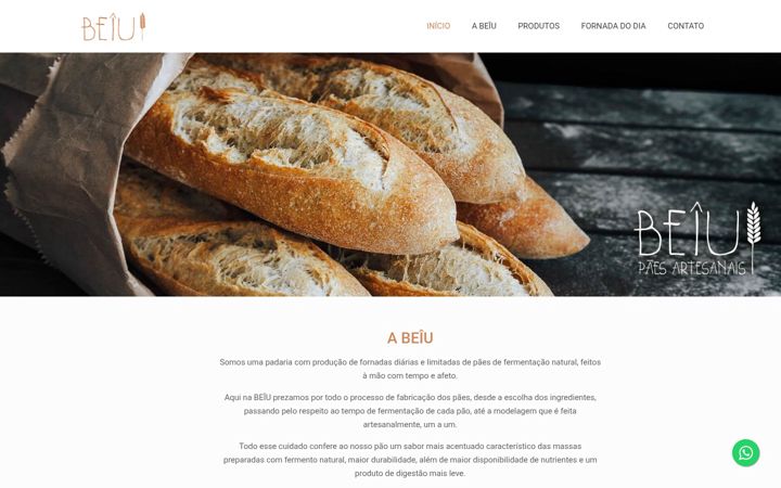 Screenshot of beiupaes.com.br