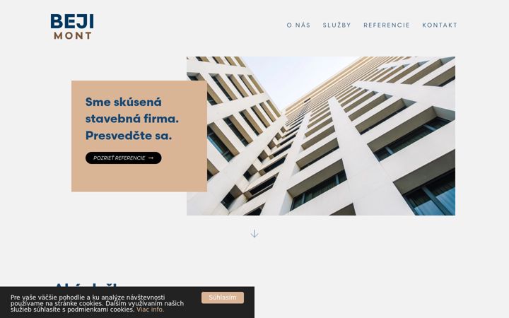 Screenshot of bejimont.sk