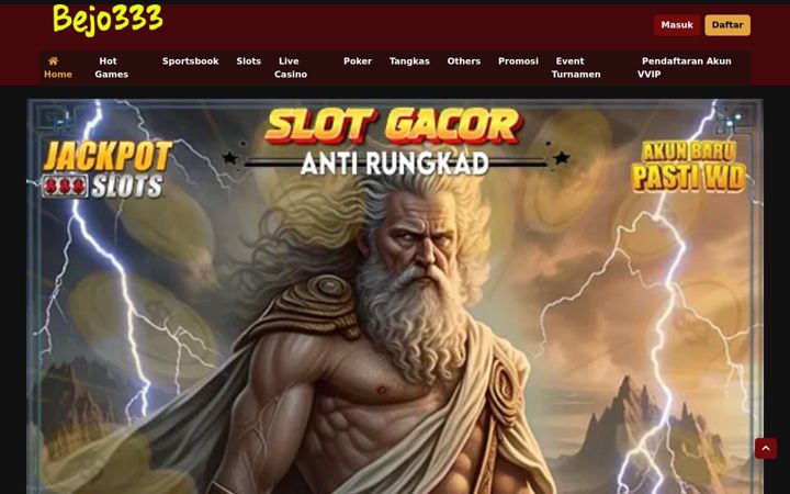 Screenshot of bejo333.com