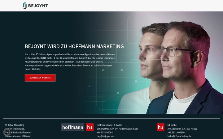 Screenshot of bejoynt.de