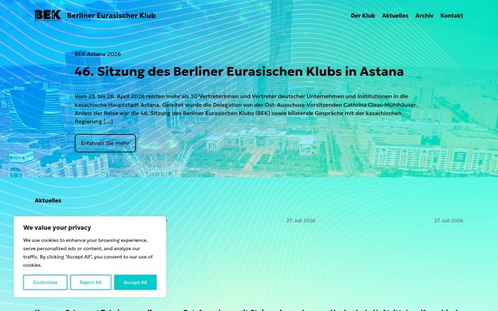 Screenshot of bek-klub.net