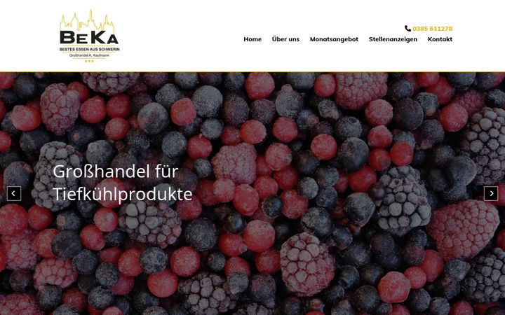 Screenshot of beka-schwerin.de