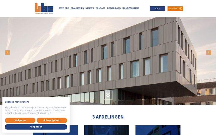 Screenshot of bekaert-bbc.be