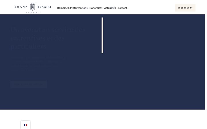 Screenshot of bekairiavocat.fr