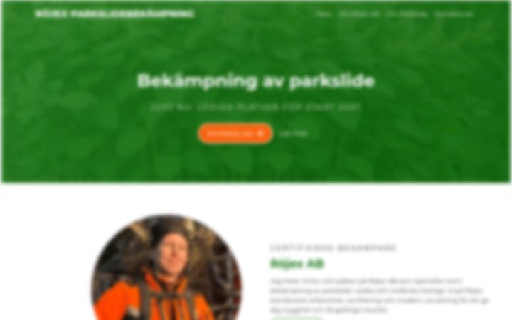 Screenshot of bekampa-parkslide.se