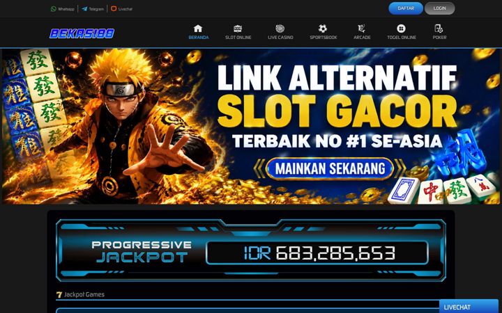 Screenshot of bekasi88.com