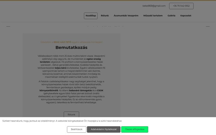 Screenshot of bekehaz-teto.hu